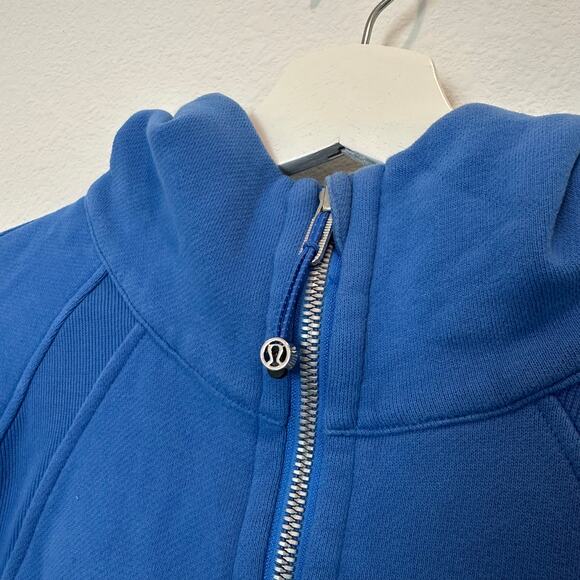Lululemon Scuba Oversized Half-Zip Hoodie blue pullover sweater hoodie XS/S - Picture 3 of 5